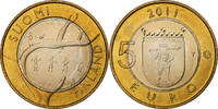 Finlande 5 Euro Laponie, Vantaa, Bimétallique, KM:170 -
