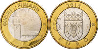 Finlande 5 Euro Turku Cathedral, Vantaa, Bimétallique, KM:213 -