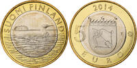Finlande 5 Euro Black-throated loon, Vantaa, Bimétallique, KM:208 -
