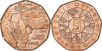 Autriche 5 Euro Bundesheer, Vienne, Cuivre -