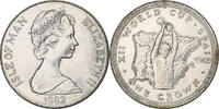Île de Man Crown Elizabeth II, 1982 World Cup, Pobjoy Mint -