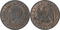 France Centime Napoléon III, Bordeaux, Bronze, Gadoury:86 -
