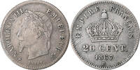 France 20 Centimes Napoléon III, Paris, Argent, Gadoury:309 -