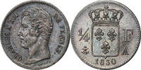 France 1/4 Franc Charles X, Paris, Argent, Gadoury:353, KM:722.1 -