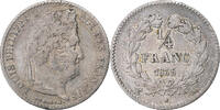 France 1/4 Franc Louis-Philippe, Paris, Argent, Gadoury:355 -