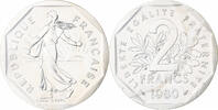France 2 Francs Semeuse, MDP, Piéfort, Argent -