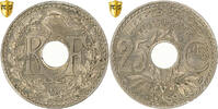 France 25 Centimes Lindauer, Paris, Maillechort, PCGS, FDC -