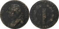 France 12 deniers françois Louis XVI, Lyon, Cuivre, Gadoury:15 -