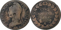 France 5 Centimes Dupré, Paris, Cuivre, Gadoury:126 -