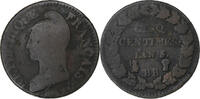 France 5 Centimes Dupré, Strasbourg, Cuivre, Gadoury:126 -