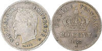 France 20 Centimes Napoléon III, Paris, Argent, Gadoury:309 -