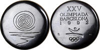 Espagne Medaille XXV Olympiada, Barcelona, Madrid, Bronze argent -
