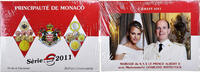 Monaco Coffret 1c. à 2€ mariage princier, BU, MDP -