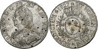 France Ecu aux branches d'olivier Louis XV, Paris, Argent -