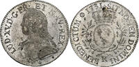 France Ecu aux branches d'olivier Louis XV, Bordeaux, Argent -