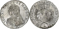 France Ecu aux branches d'olivier Louis XV, Bayonne, Argent -