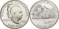 États-Unis Dollar Eisenhower centennial, Philadelphie, BE, Argent -