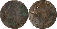 France Double Tournois Louis XIII, Bordeaux, Cuivre, Gadoury:11 -