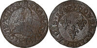 France Double Tournois Louis XIII, Paris, Cuivre, Gadoury:8 -