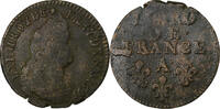 France Liard Louis XIV, Paris, Cuivre, Gadoury:81 -
