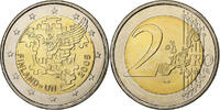 Finlande 2 Euro Admission à l'ONU, Vantaa, Bimétallique, KM:119 -