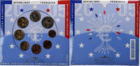 France 1 Cent to 2 Euro BU, Monnaie de Paris -