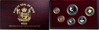 Niue 5 Cents to 1 Dollar Elizabeth II, BE -