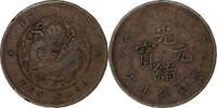 Chine 10 Cash Province de Chihli, Guangxu, Cuivre, KM:67.3 -