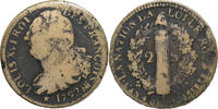France 2 sols François Louis XVI, Marseille, Cuivre -