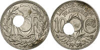 France 10 Centimes Lindauer, Paris, Trou Décentré, Maillechort -