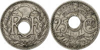 France 25 Centimes Lindauer, Paris, Trou Décentré, Nickel -