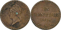 France Centime Dupré, Paris, Bronze, Gadoury:84, KM:754 -