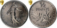 France 1/2 Franc Semeuse, Monnaie de Paris, Pré-série, Nickel, PCGS -