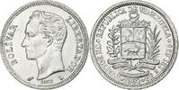 Venezuela Bolivar Monnaie de Paris, Argent, KM:37a -