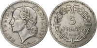 France 5 Francs Lavrillier, Paris, Nickel, Gadoury:760, KM:888 -