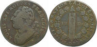 France 12 deniers françois Louis XVI, Limoges, Cuivre -