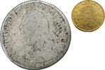 France 1/10 Écu aux branches d'olivier Louis XV, Rennes, Argent -