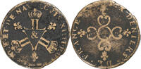 France Six deniers dits dardenne Louis XIV, Aix, Cuivre -