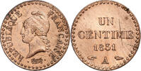 France Centime Dupré, Paris, Cuivre, Gadoury:84, KM:754 -