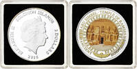 Îles Salomon 2 Dollars Elizabeth II, Abu Simbel, BE, Argent -