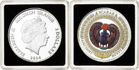 Îles Salomon 2 Dollars Elizabeth II, Winged scarab, BE, Argent -
