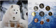 Finlande Set 1 ct. - 2 Euro + Token Arctic fox, BU, Rahapaja Oy -