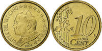 Vatican 10 Euro Cent John Paul II, BU, Rome, Or nordique -