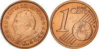 Vatican Euro Cent John Paul II, BU, Rome, Cuivre plaqué acier -