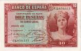 Espagne 10 Pesetas Billet -