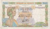 France 500 Francs La Paix, 1940-09-26, Q.930 -