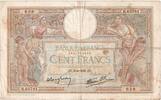 France 100 Francs Luc Olivier Merson, 1939-04-06, Fayette:25.45 -
