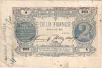 France 2 Francs 1871-11-18, A 603 -
