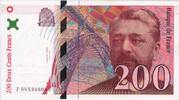France 200 Francs 1999 Eiffel, F085368063 UNZ 39,95 EUR  + 4,95 EUR frais d'envoi
