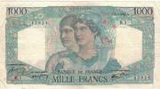 France 1000 Francs Minerve et Hercule, R.1, Fayette:41.01, KM:130a -